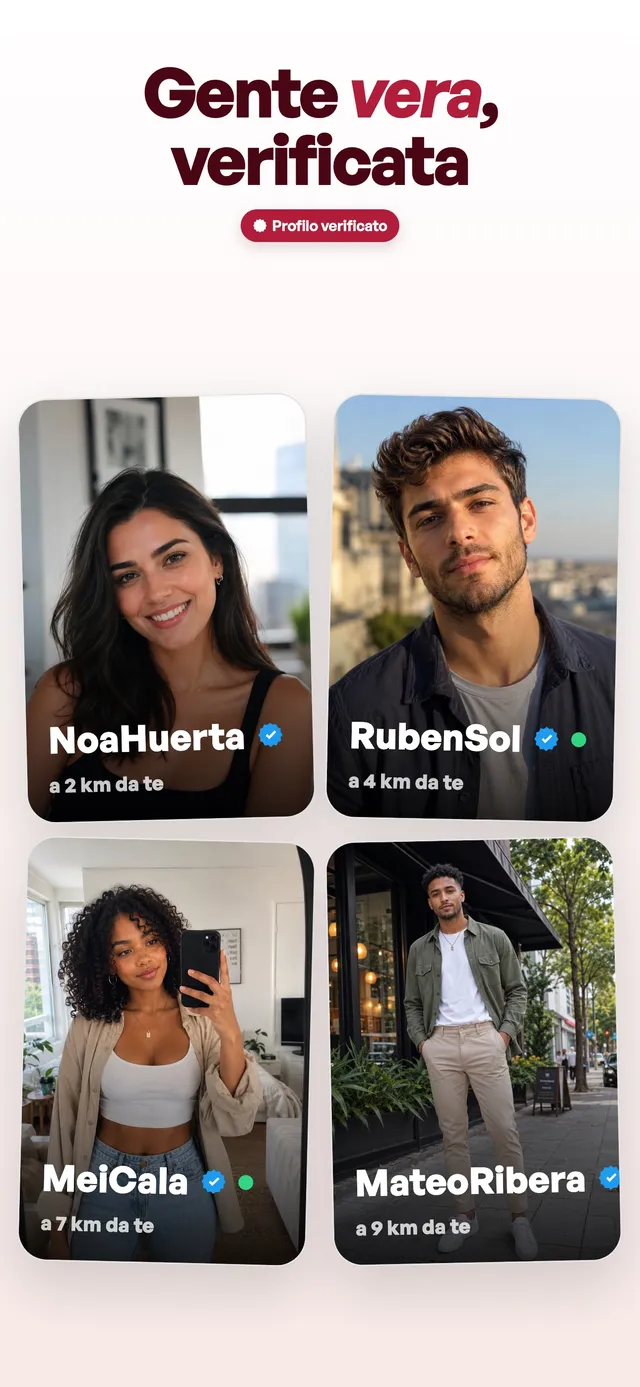 Mon — Gente vera, verificata